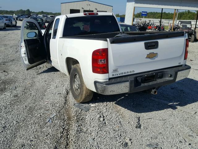 1GCEC19J88Z255257 - 2008 CHEVROLET SILVERADO WHITE photo 3