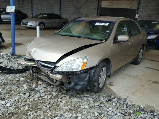 1HGCM55436A094325 - 2006 HONDA ACCORD LX GOLD photo 2