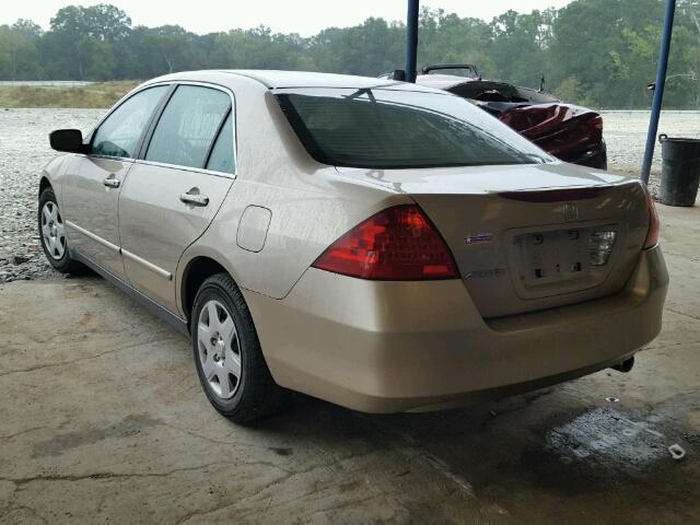 1HGCM55436A094325 - 2006 HONDA ACCORD LX GOLD photo 3