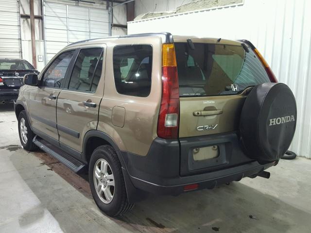 SHSRD78853U113522 - 2003 HONDA CR-V EX BEIGE photo 3