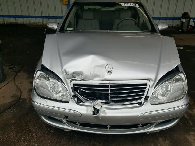 WDBNG83J83A366970 - 2003 MERCEDES-BENZ S 430 4MAT SILVER photo 7