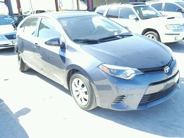 5YFBURHE8FP202326 - 2015 TOYOTA COROLLA L GRAY photo 1