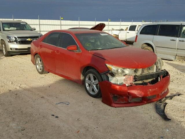 4T1BF1FK1CU509562 - 2012 TOYOTA CAMRY BASE RED photo 1