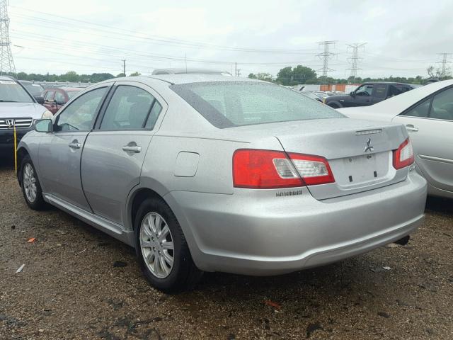 4A32B2FF9AE008433 - 2010 MITSUBISHI GALANT FE SILVER photo 3