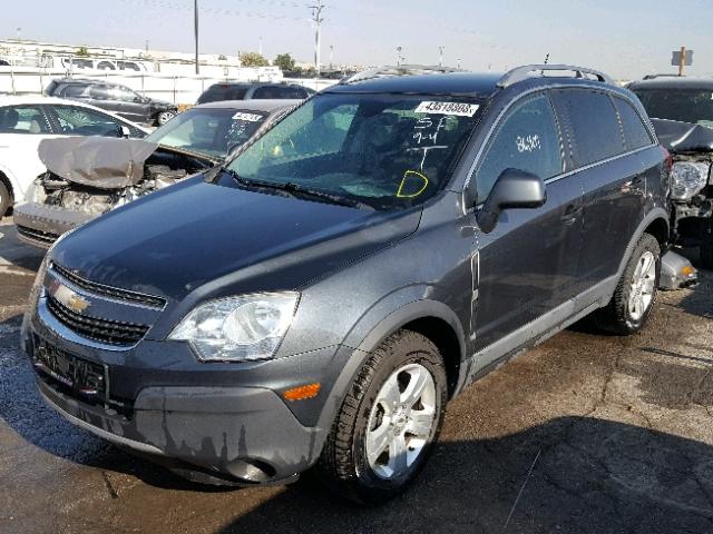 3GNAL1EK6DS616240 - 2013 CHEVROLET CAPTIVA LS GRAY photo 2