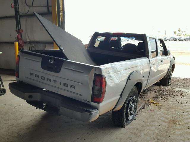 1N6ED29X32C331899 - 2002 NISSAN FRONTIER C SILVER photo 4