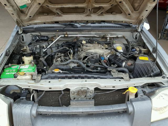 1N6ED29X32C331899 - 2002 NISSAN FRONTIER C SILVER photo 7