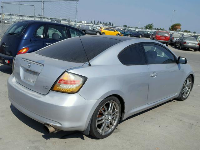 JTKDE177160118734 - 2006 TOYOTA SCION TC 银色 照片 4