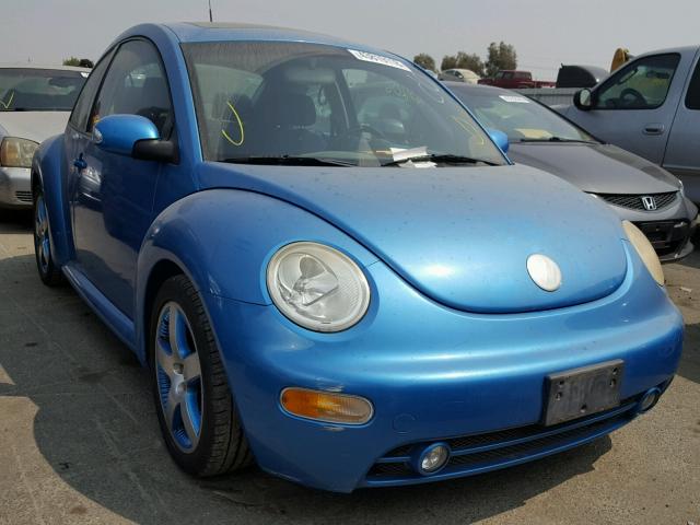 3VWGK31C04M421512 - 2004 VOLKSWAGEN NEW BEETLE BLUE photo 1