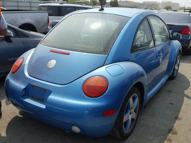 3VWGK31C04M421512 - 2004 VOLKSWAGEN NEW BEETLE ლურჯი ფოტო 4