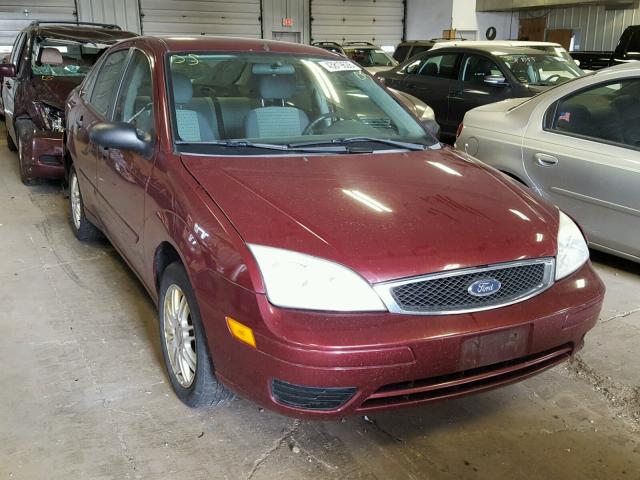 1FAFP34N27W177434 - 2007 FORD FOCUS ZX4 RED photo 1