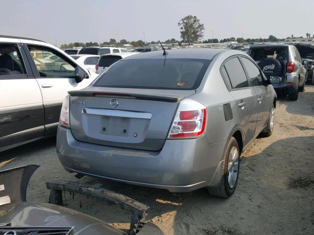 3N1AB6APXBL709332 - 2011 NISSAN SENTRA 2.0 GRAY photo 4