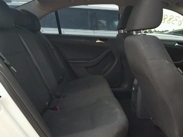 3VW2K7AJ7EM308724 - 2014 VOLKSWAGEN JETTA BASE Սպիտակ լուսանկար 6