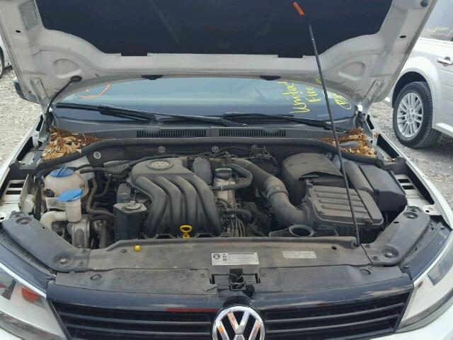 3VW2K7AJ7EM308724 - 2014 VOLKSWAGEN JETTA BASE Սպիտակ լուսանկար 7