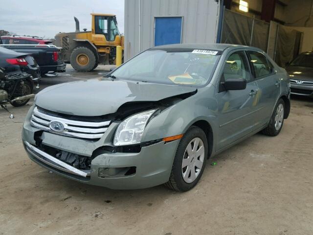 3FAHP06Z78R247179 - 2008 FORD FUSION S GREEN photo 2