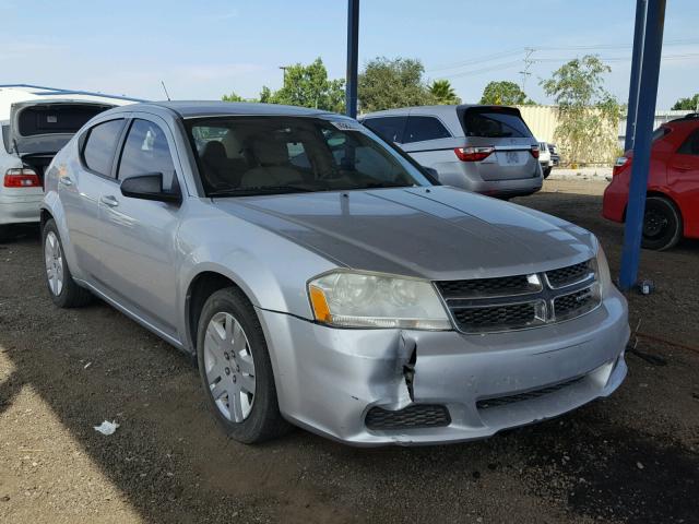 1B3BD4FB1BN537335 - 2011 DODGE AVENGER EX SILVER photo 1