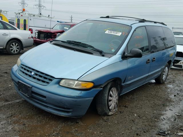 1P4GP44G0WB684601 - 1998 PLYMOUTH GRAND VOYA BLUE photo 2