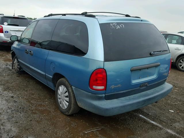 1P4GP44G0WB684601 - 1998 PLYMOUTH GRAND VOYA BLUE photo 3