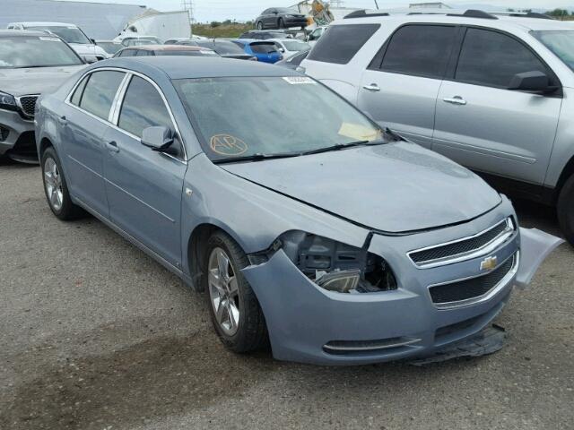 1G1ZH57B084269861 - 2008 CHEVROLET MALIBU 1LT BLUE photo 1