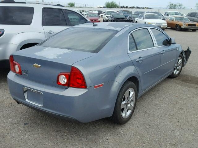 1G1ZH57B084269861 - 2008 CHEVROLET MALIBU 1LT BLUE photo 4
