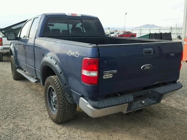 1FTRX14W18FA48901 - 2008 FORD F150 BLUE photo 3