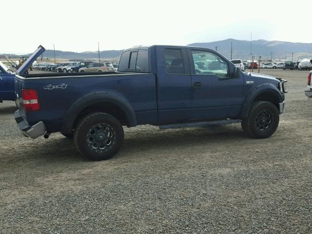 1FTRX14W18FA48901 - 2008 FORD F150 BLUE photo 9