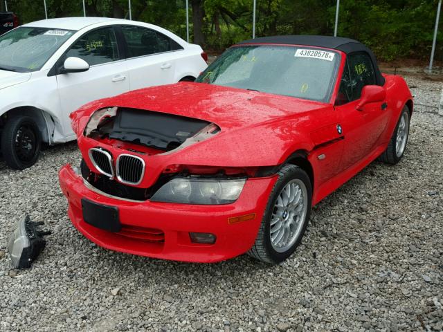 WBACN53491LL46331 - 2001 BMW Z3 3.0 RED photo 2