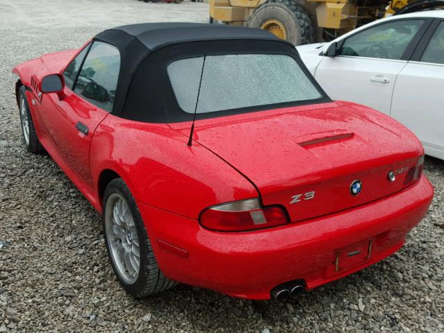 WBACN53491LL46331 - 2001 BMW Z3 3.0 RED photo 3