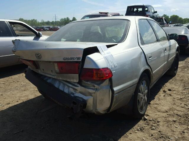 4T1BG22K31U796652 - 2001 TOYOTA CAMRY CE SILVER photo 4