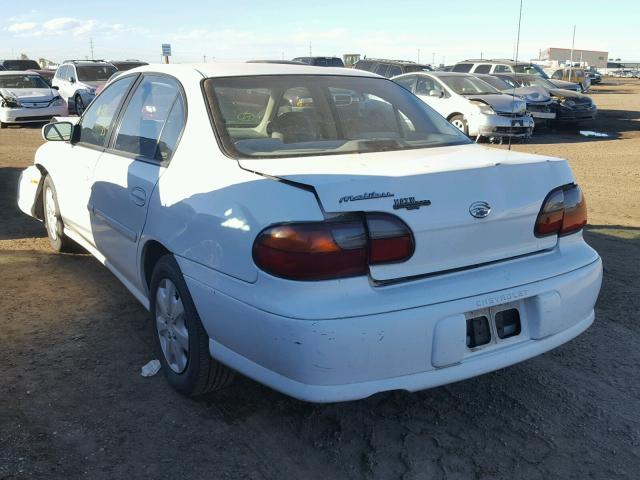 1G1ND52M3X6255684 - 1999 CHEVROLET MALIBU WHITE photo 3