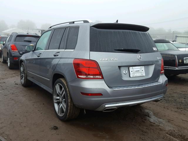 WDCGG8JB5FG344619 - 2015 MERCEDES-BENZ GLK 350 4M SILVER photo 3