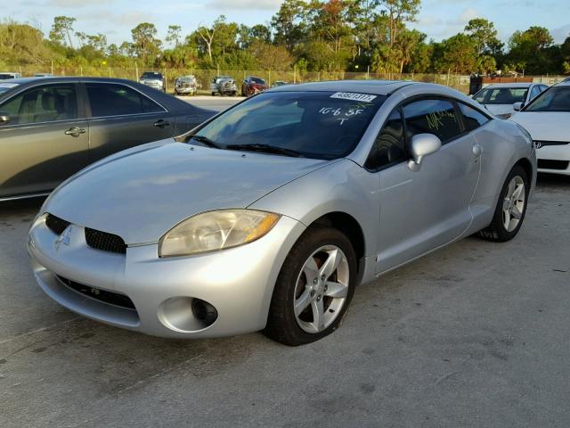 4A3AK24F46E008278 - 2006 MITSUBISHI ECLIPSE SILVER photo 2