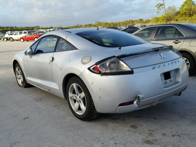 4A3AK24F46E008278 - 2006 MITSUBISHI ECLIPSE SILVER photo 3