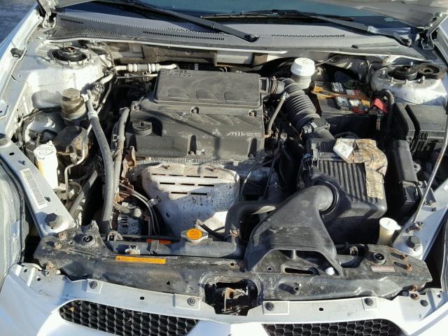 4A3AK24F46E008278 - 2006 MITSUBISHI ECLIPSE SILVER photo 7