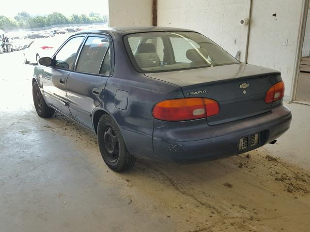 1Y1SK5281XZ413212 - 1999 CHEVROLET GEO PRIZM 绿色 照片 3