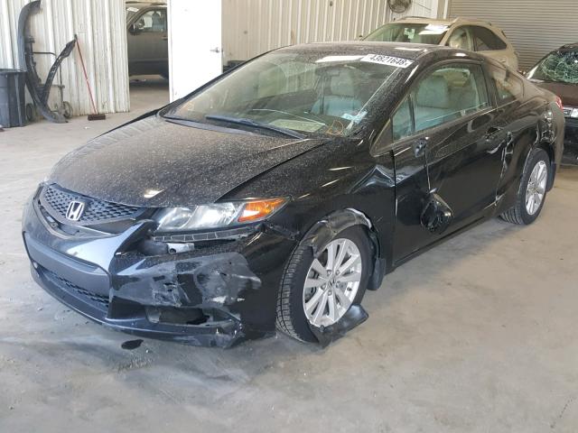 2HGFG3B05CH525478 - 2012 HONDA CIVIC EXL 黑色 照片 2