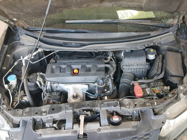 2HGFG3B05CH525478 - 2012 HONDA CIVIC EXL 黑色 照片 7