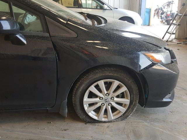 2HGFG3B05CH525478 - 2012 HONDA CIVIC EXL 黑色 照片 9