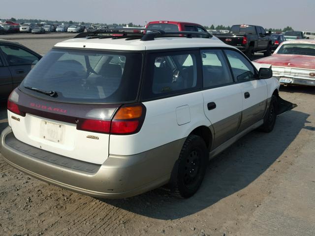 4S3BH6654Y7656860 - 2000 SUBARU LEGACY OUT WHITE photo 4