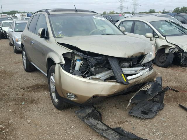 JN8AZ08W67W629910 - 2007 NISSAN MURANO TAN photo 1