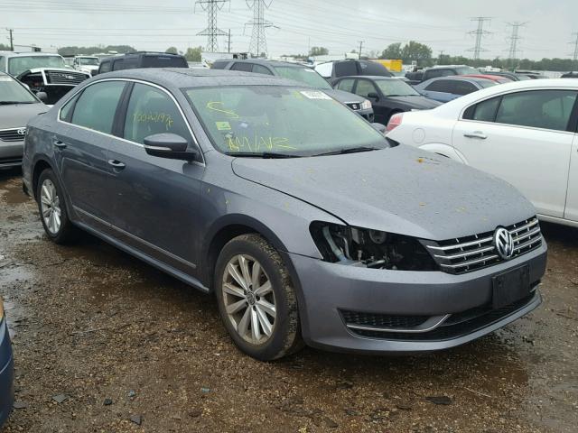 1VWCH7A37DC054016 - 2013 VOLKSWAGEN PASSAT GRAY photo 1