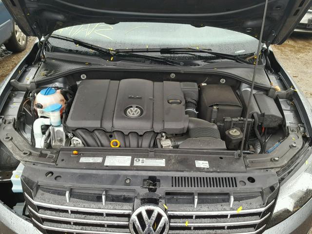 1VWCH7A37DC054016 - 2013 VOLKSWAGEN PASSAT GRAY photo 7