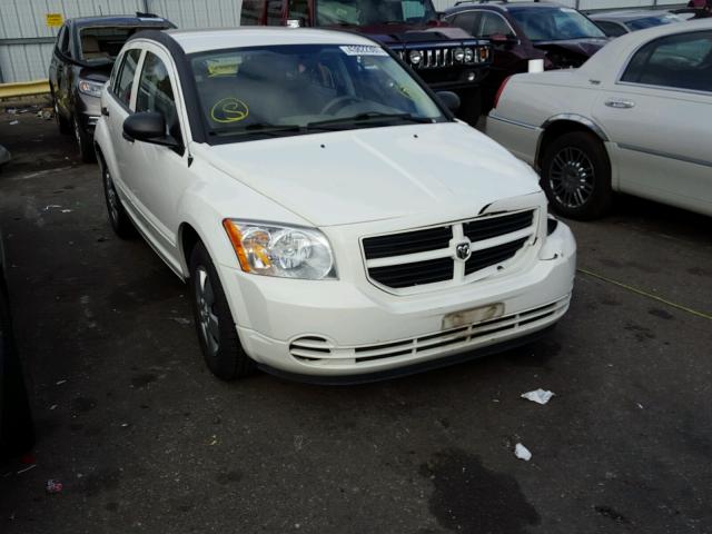 1B3HB28B58D673824 - 2008 DODGE CALIBER WHITE photo 1