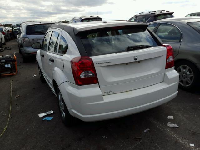 1B3HB28B58D673824 - 2008 DODGE CALIBER WHITE photo 3