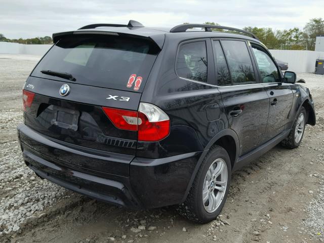 WBXPA934X6WD30755 - 2006 BMW X3 3.0I BLACK photo 4