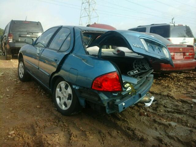 3N1CB51D84L896372 - 2004 NISSAN SENTRA 1.8 BLUE photo 3