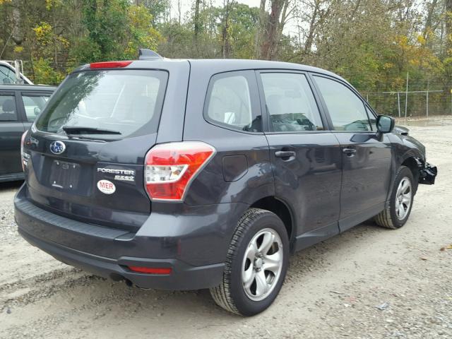 JF2SJAAC2GG544751 - 2016 SUBARU FORESTER 2 GRAY photo 4