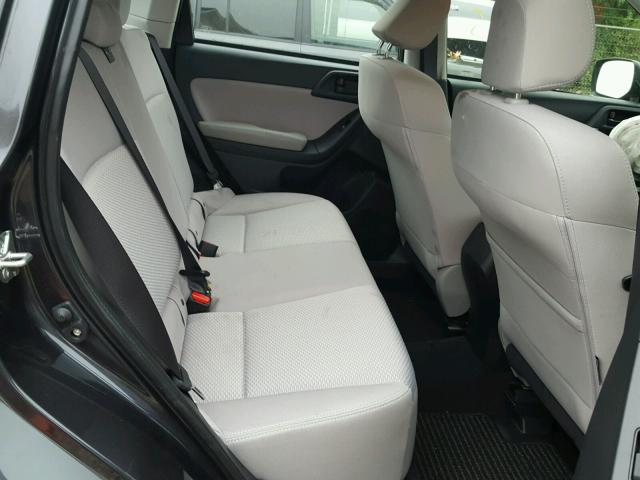 JF2SJAAC2GG544751 - 2016 SUBARU FORESTER 2 GRAY photo 6