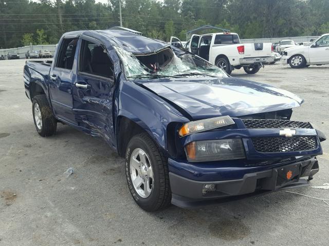 1GCCS13E798122504 - 2009 CHEVROLET COLORADO BLUE photo 1