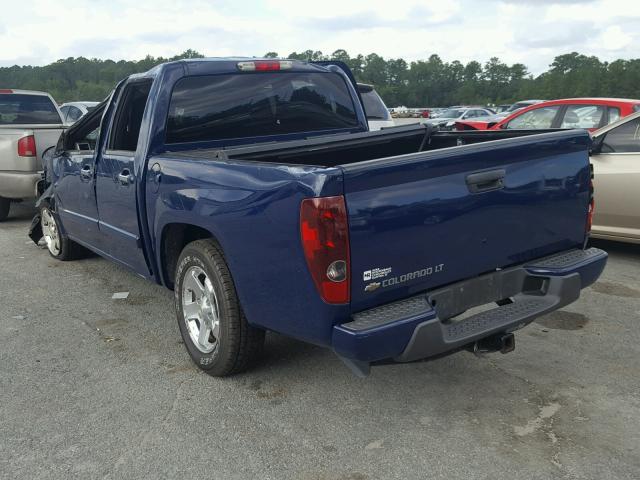 1GCCS13E798122504 - 2009 CHEVROLET COLORADO BLUE photo 3